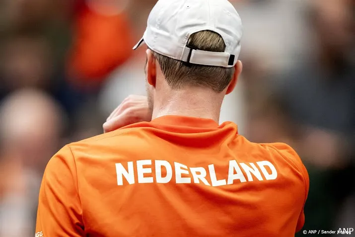 van de zandschulp verliest en zwitsers komen op 1 1 in daviscup