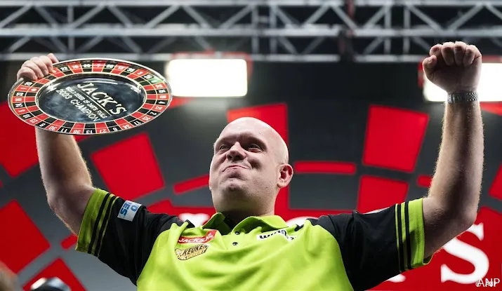 van gerwen wint world series of darts voor vijfde keer