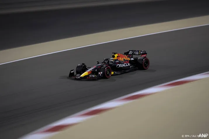 verstappen grijpt in bahrein naast pole in eerste grand prix