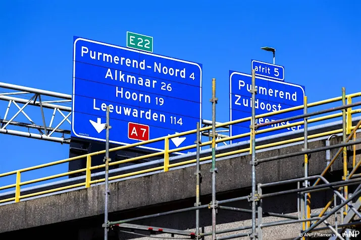 vijf maanden verkeershinder door werkzaamheden brug a7 purmerend