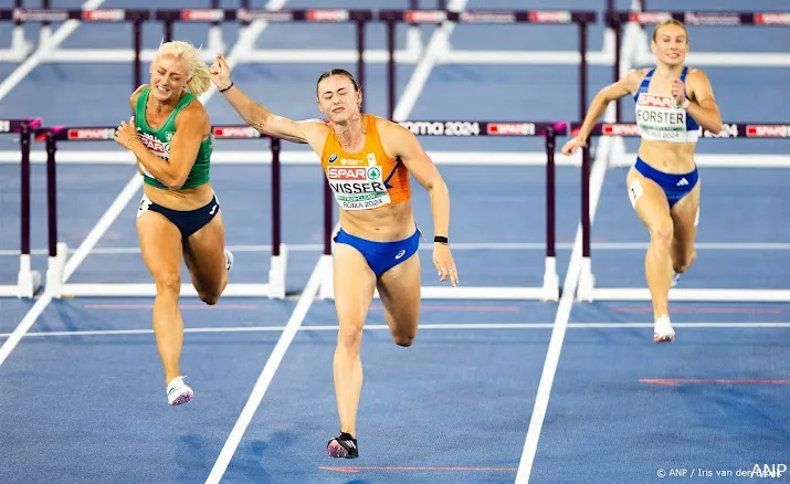 visser mist ek medaille in hordefinale met bizarre tijden