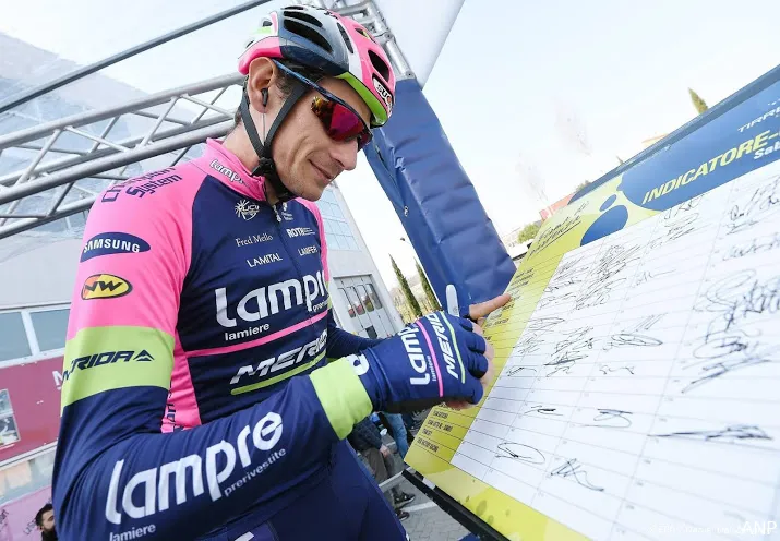 wielrenner pozzato 37 verlaat het peloton