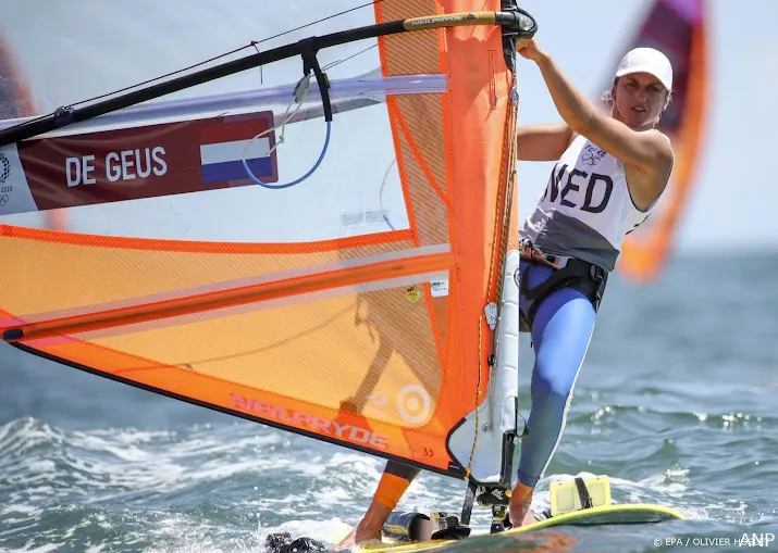 zeilster de geus achtste in vierde olympische race