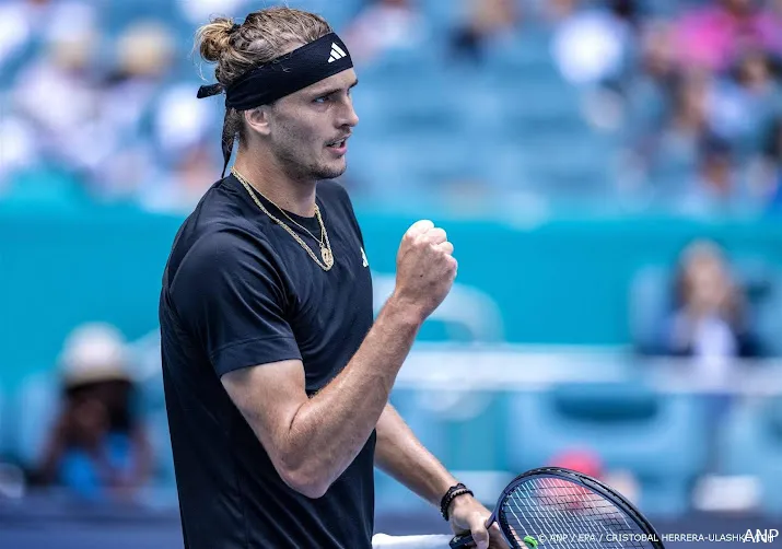 zverev bereikt laatste vier bij masterstoernooi miami