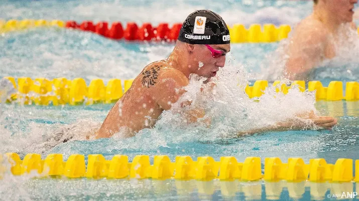 zwemmers corbeau en de groot naar halve finale op ek kortebaan