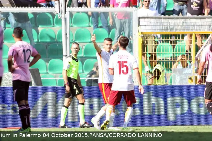 palermo roma florenzi esultanza
