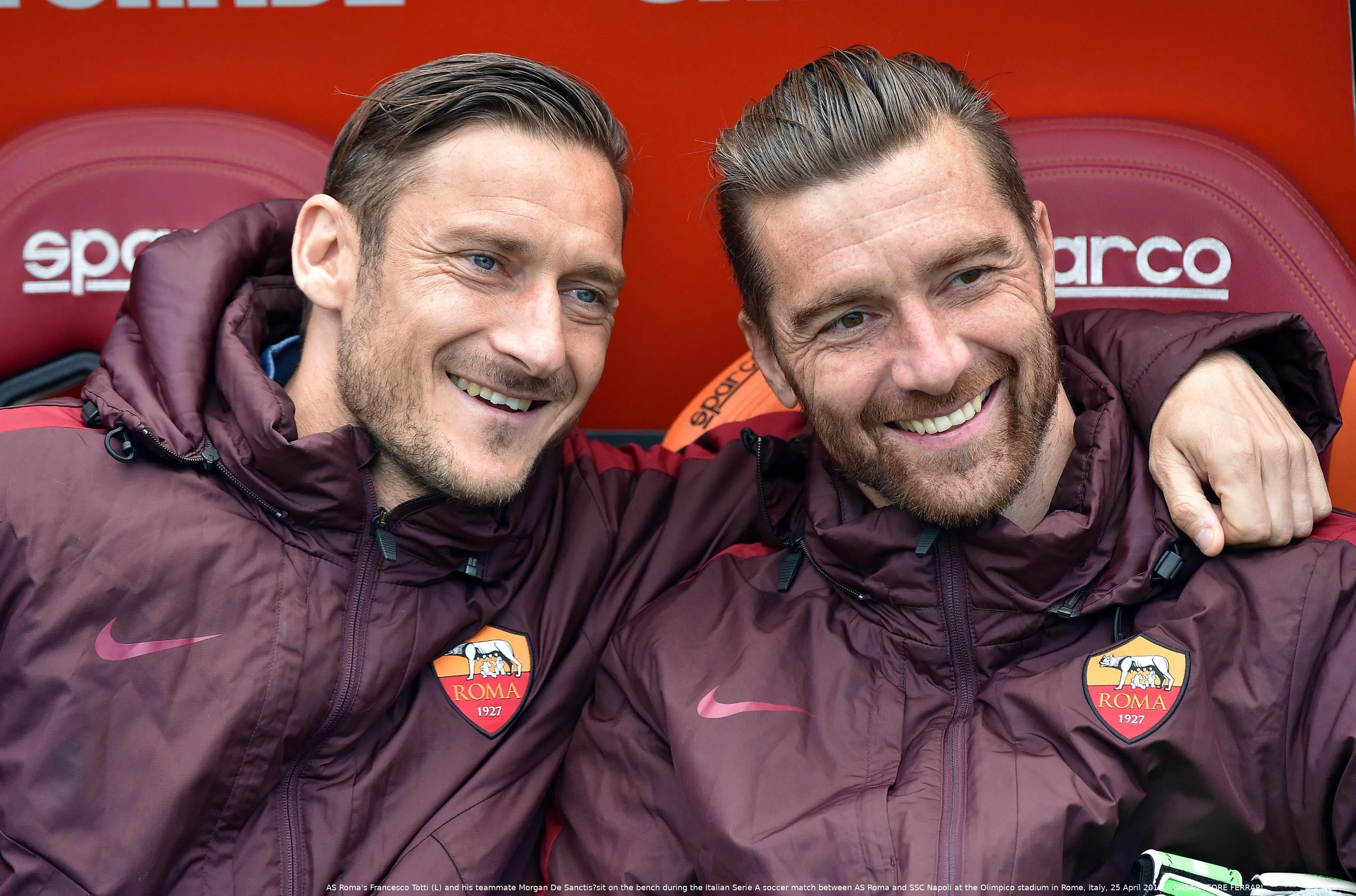 totti de sanctis panchina