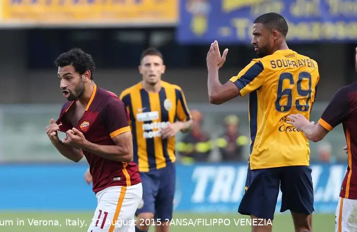 salah azione verona roma