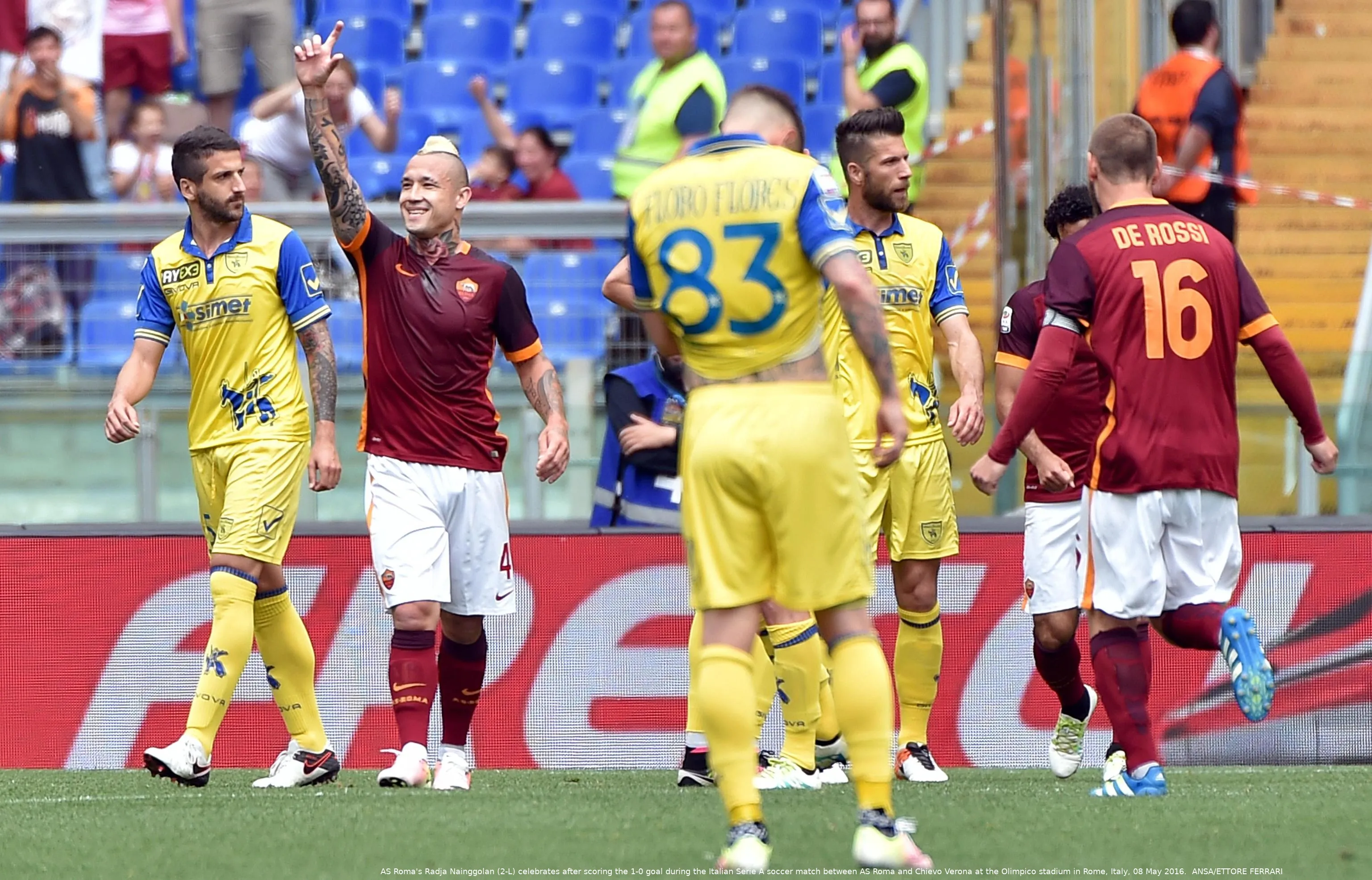 nainggolan esulta