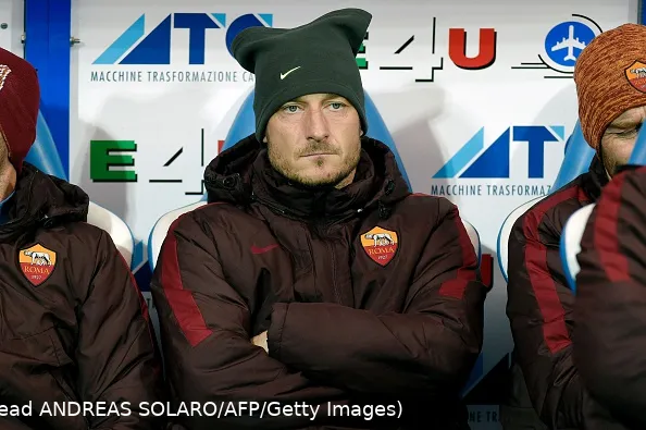 totti panchina empoli roma