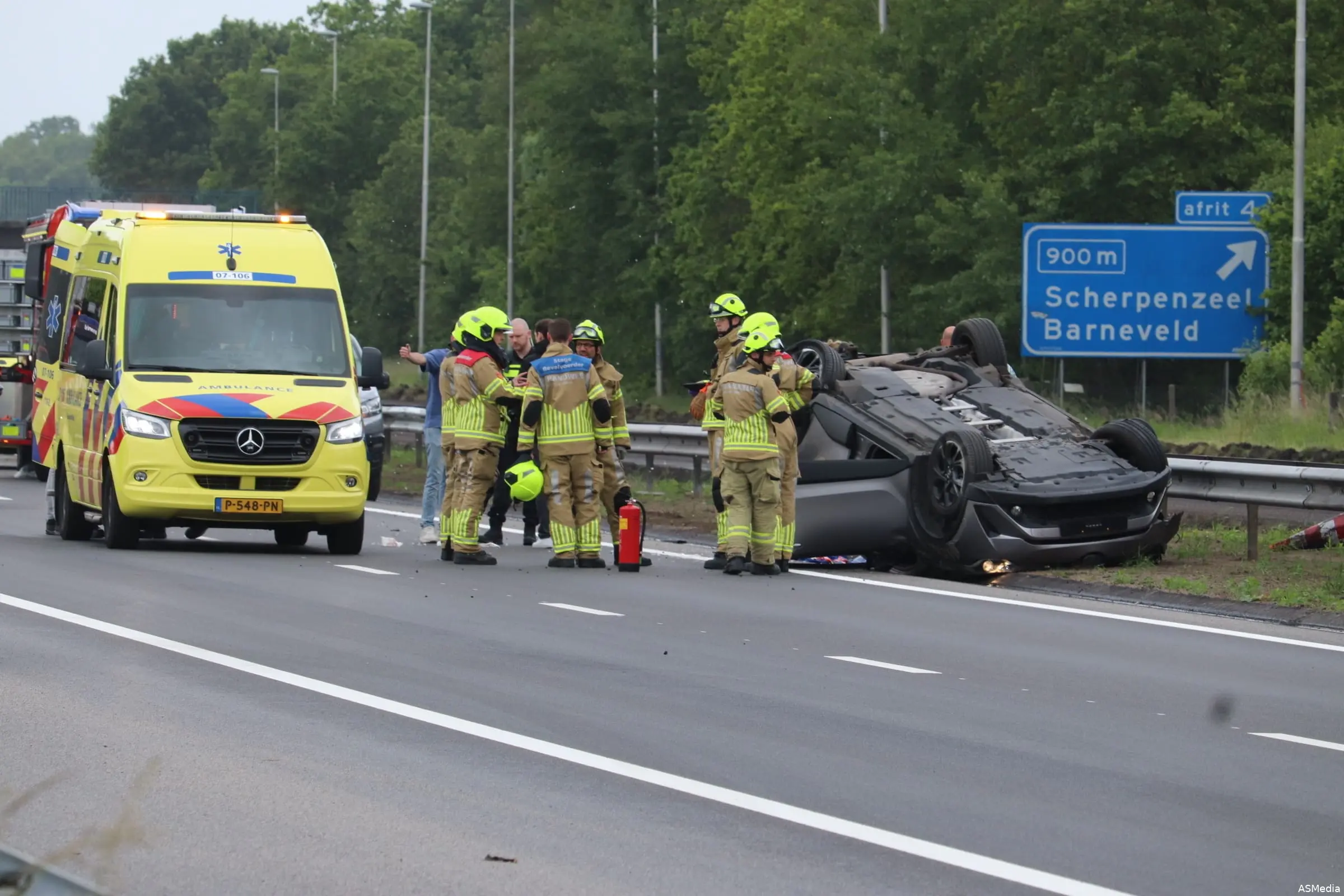 ongeluk lunteren