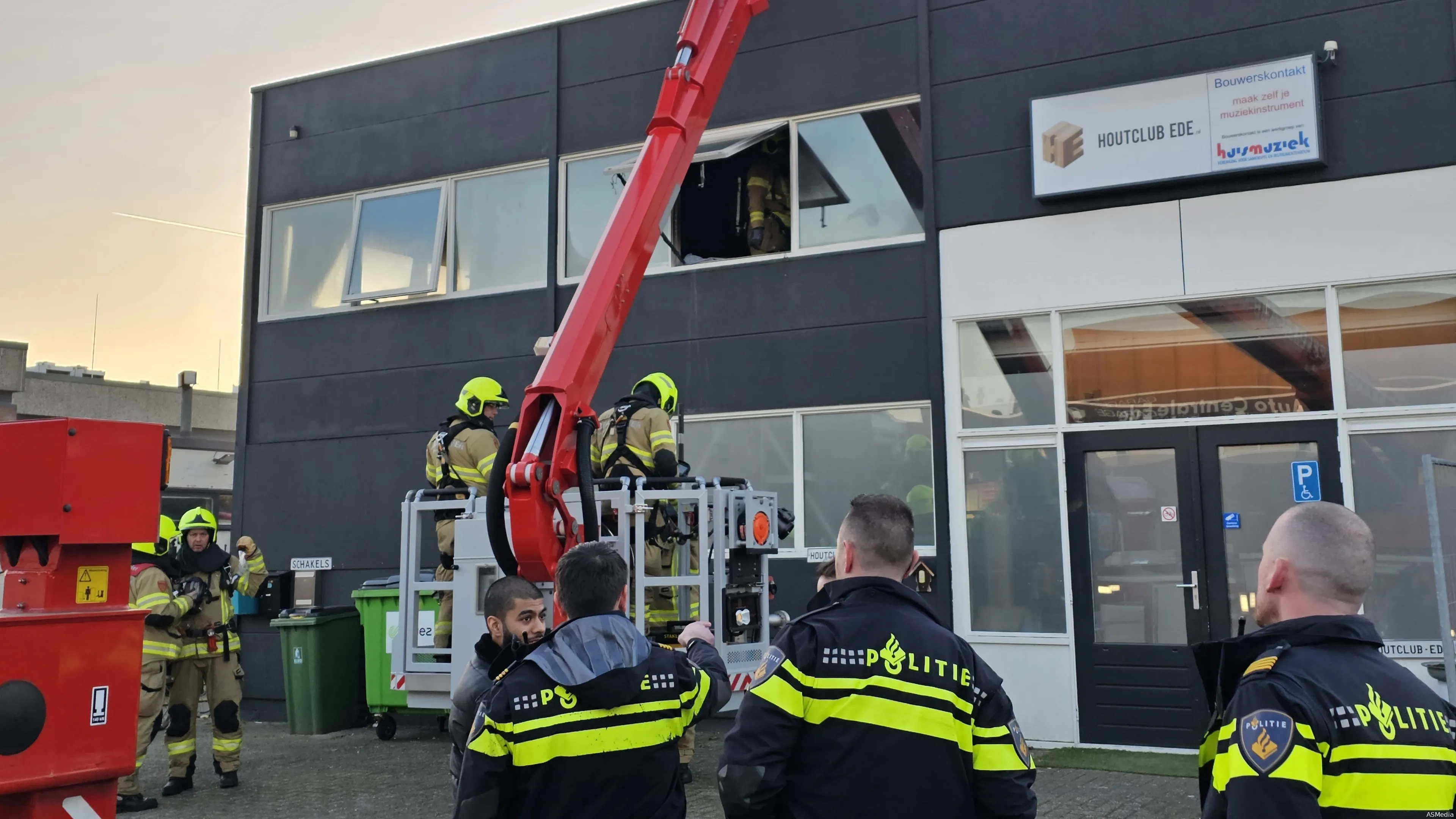 brand op de hoorn in ede