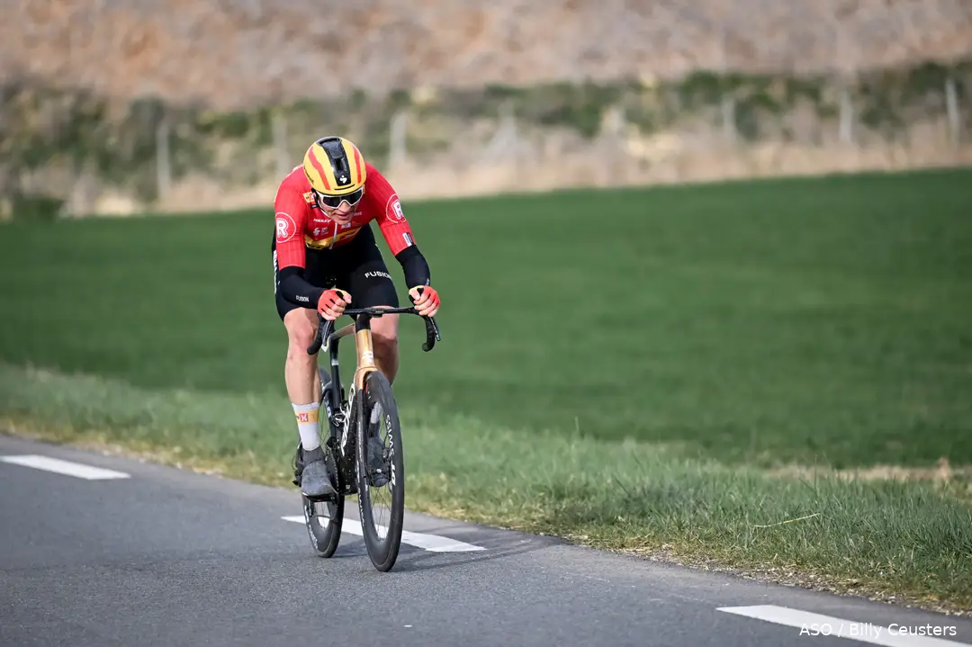 Defending champion Abrahamsen was extremely active in the Brussels Cycling Classic.