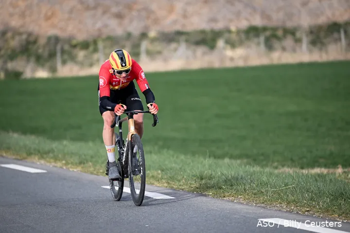 Defending champion Abrahamsen was extremely active in the Brussels Cycling Classic.