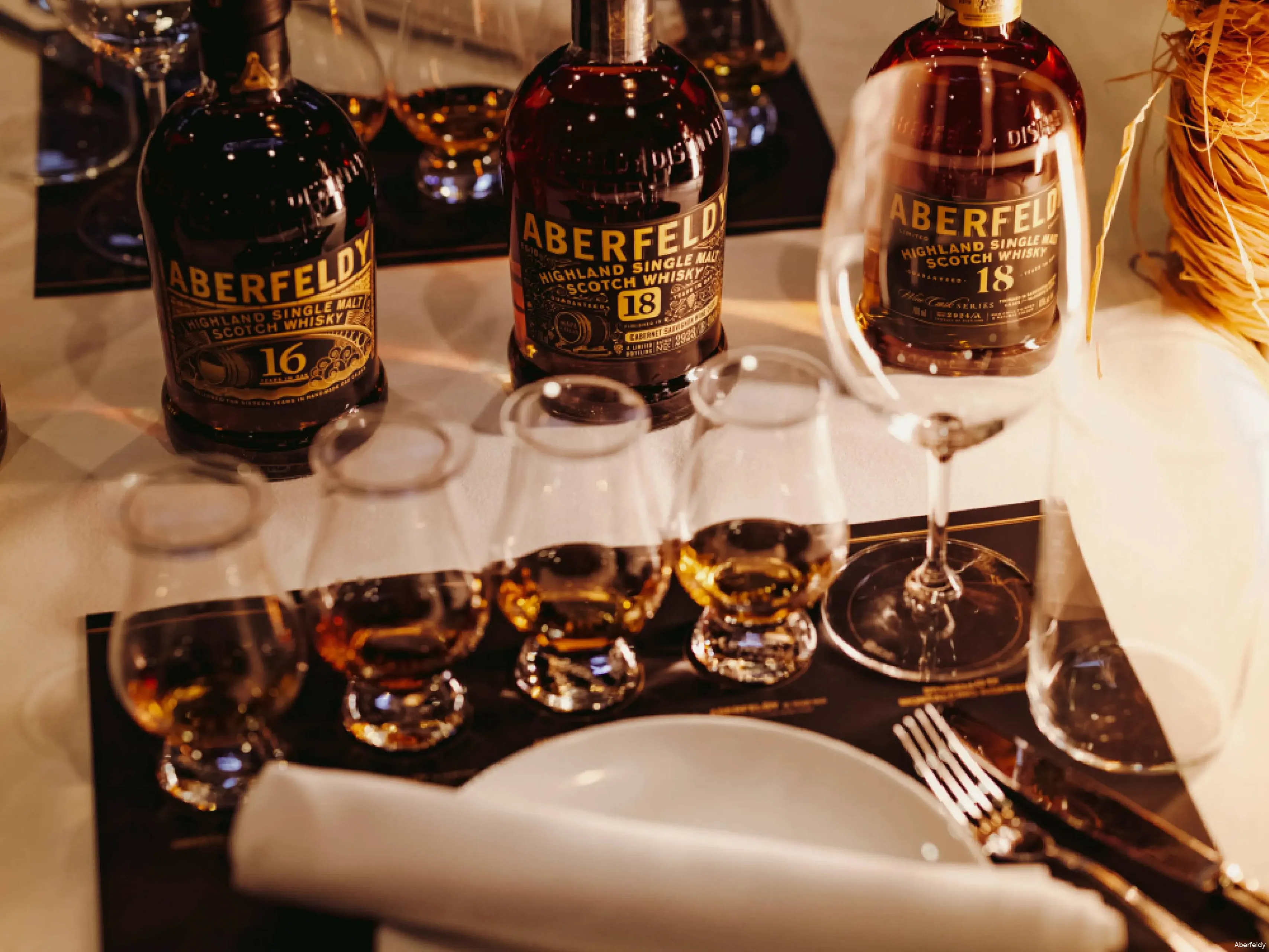 Aberfeldy tasting diner