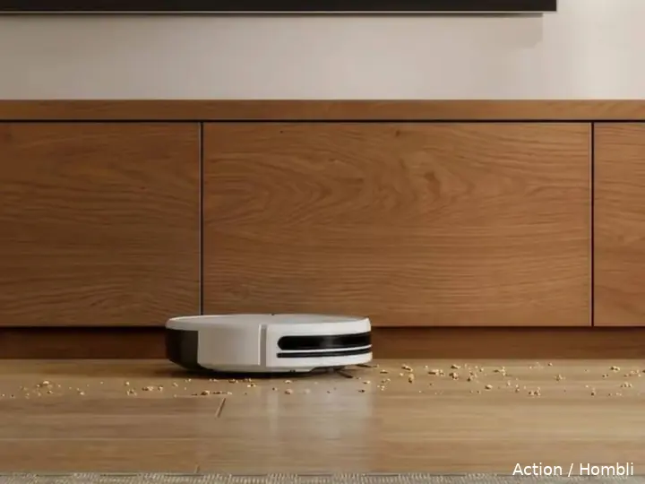 Hombli smart robotstofzuiger met dweilfunctie Action