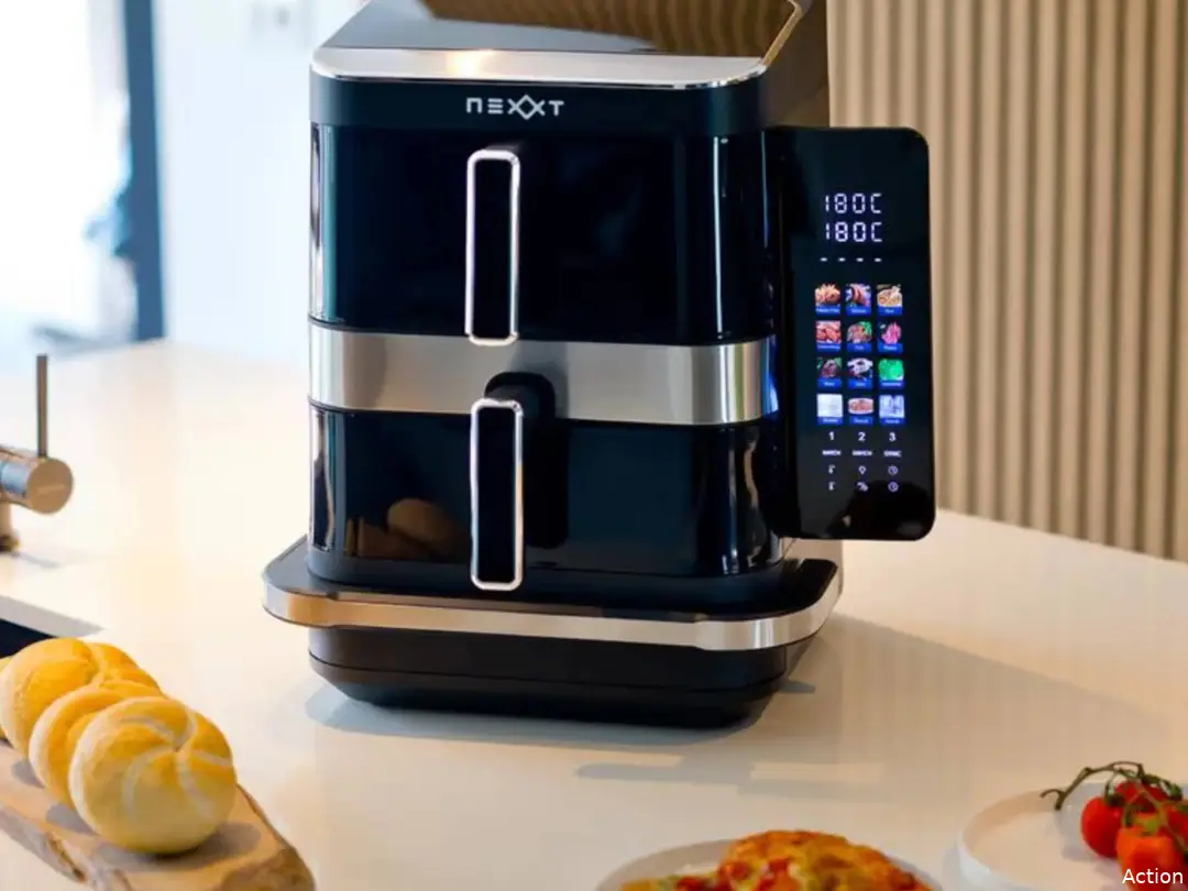 Nexxt airfryer 2-in-1 met pizzaoven