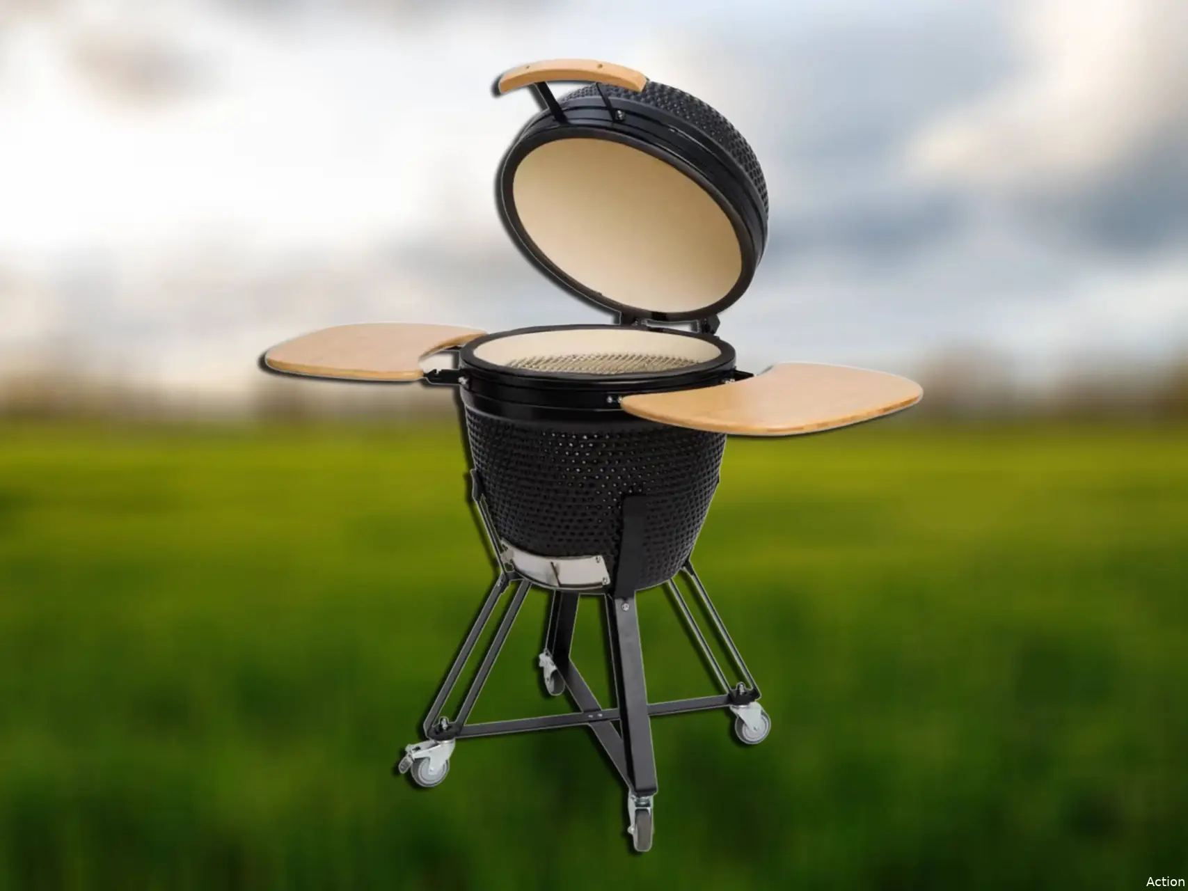 Kamado Barbecue Action