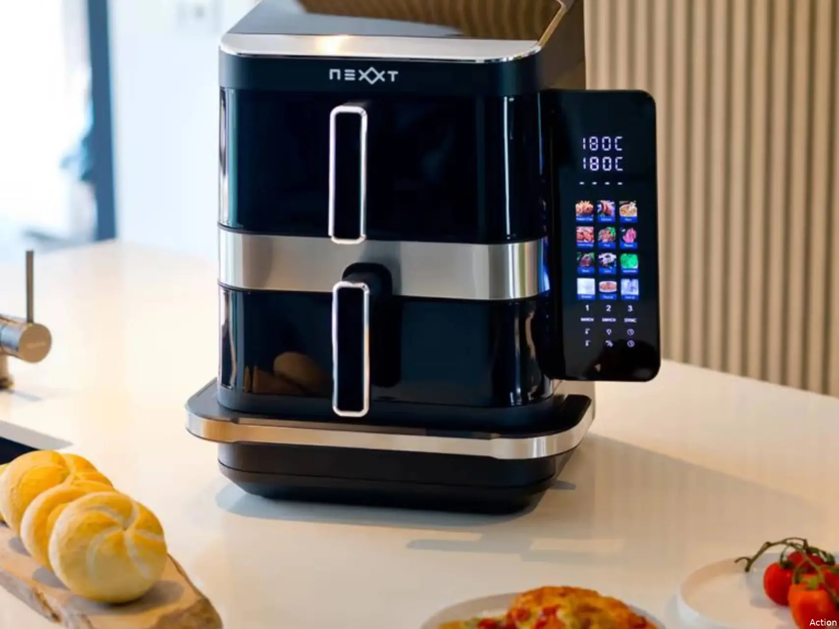 Nexxt airfryer 2-in-1 met pizzaoven