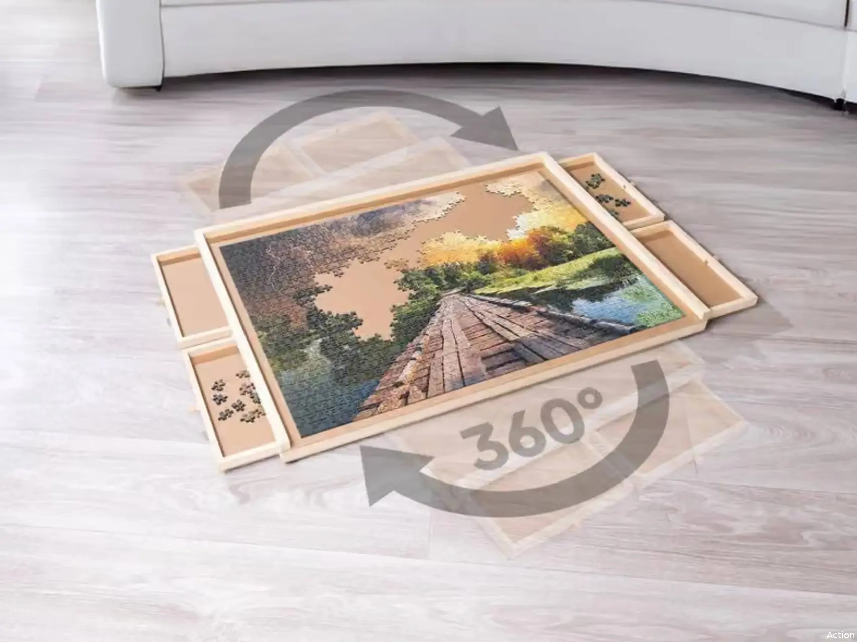 Action puzzeltafel