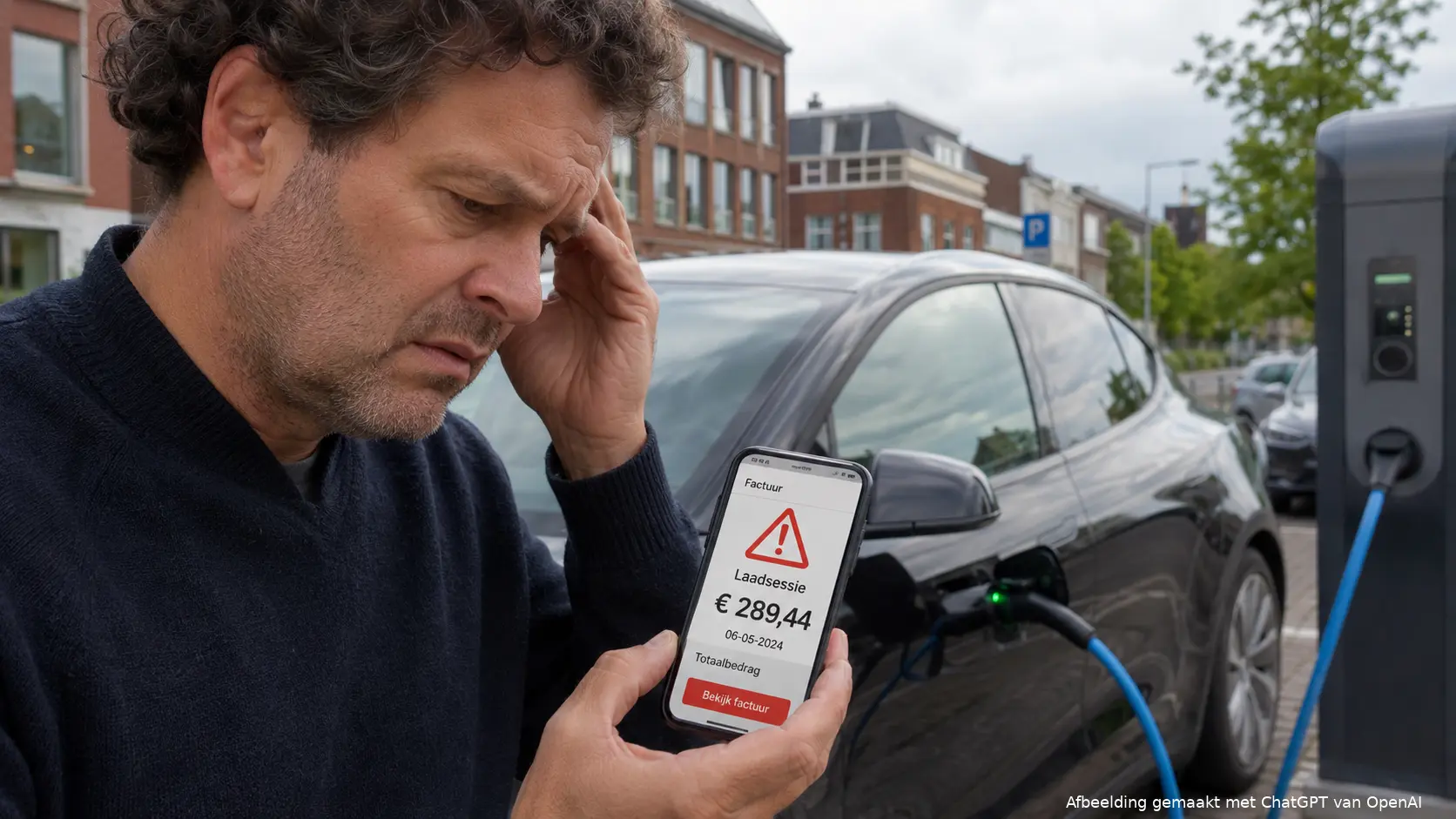 Een elektrische rijder ontvangt een valse rekening van €289,44 voor het gebruik van een Allego-laadpas