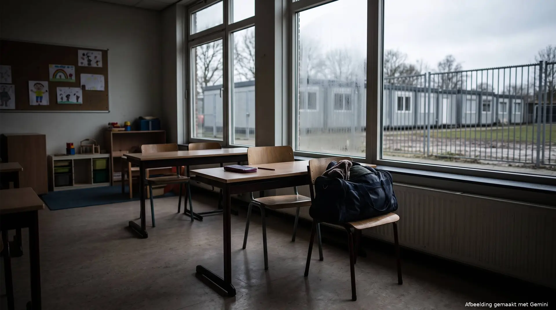 Lege plekken in de klas