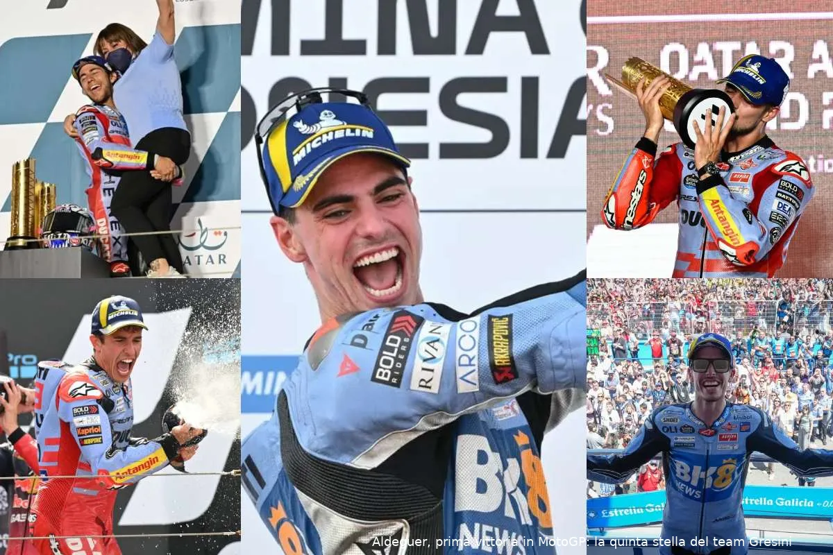 aldeguer bastianini di giannantonio alex marc marquez gresini team motogp