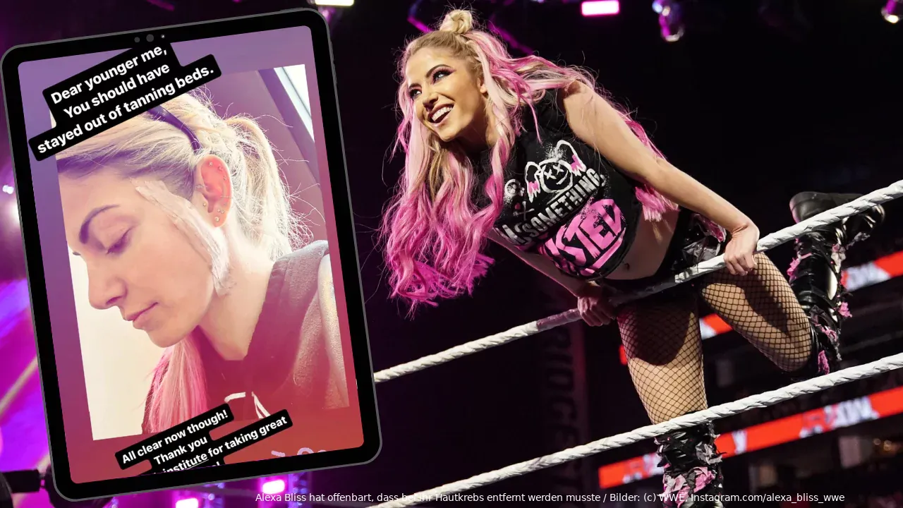 wwe alexa bliss hautkrebs behandelt