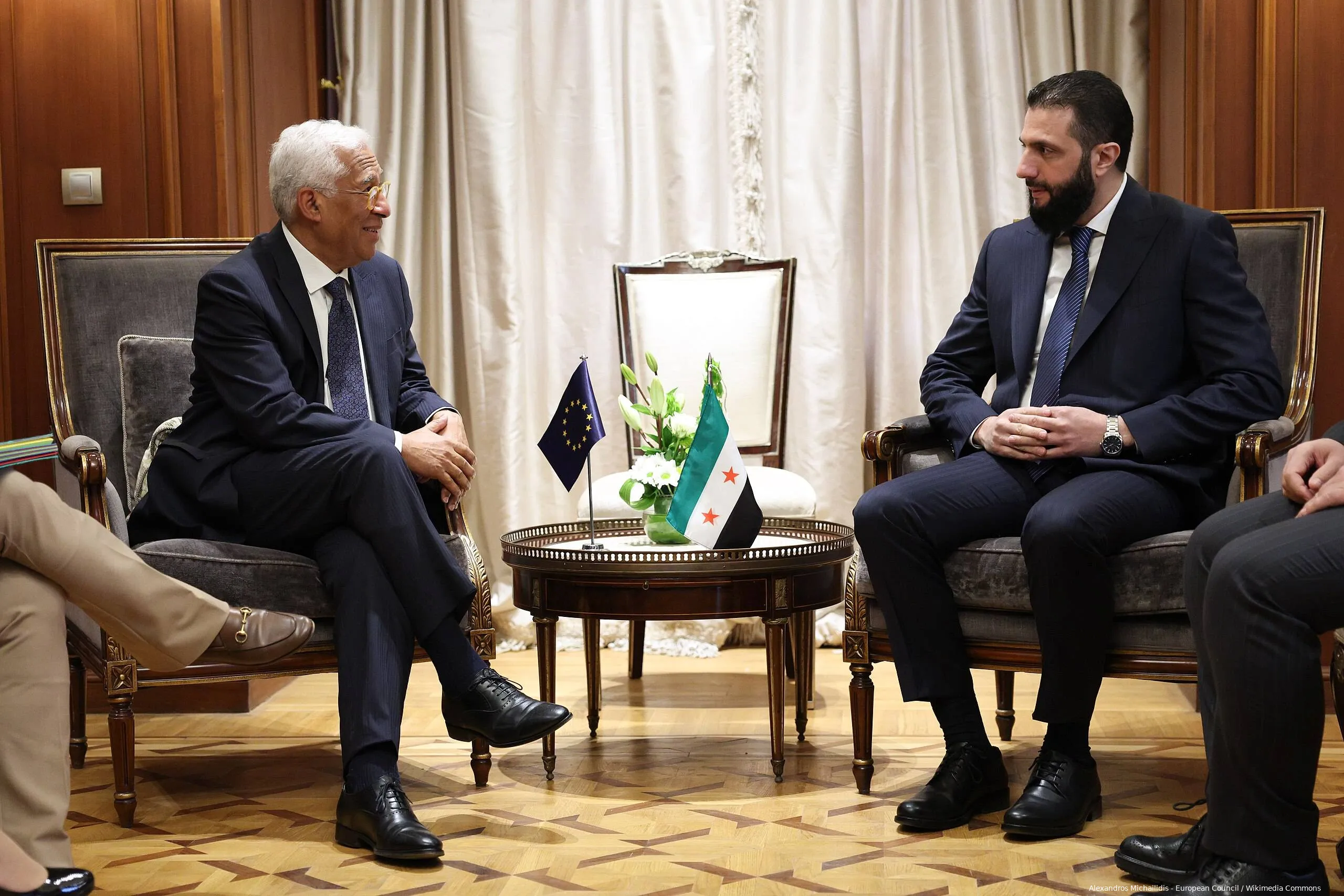 president costa meets interim president of syria ii