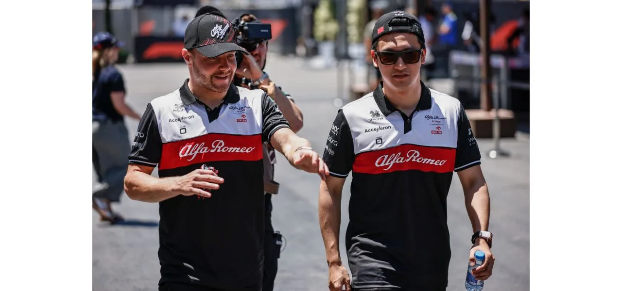 valtteri bottas zhou guanyu