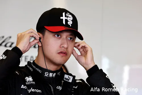zhou guanyu 2023 alfa romeo abu dhabi