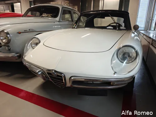 Er zijn veel meer witte Alfa's dan je zou verwachten.