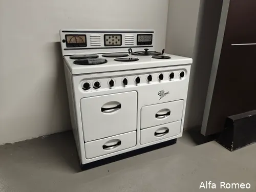 Zelfs een fornuis waar je de pan in het fornuis zette, in plaats van erop.