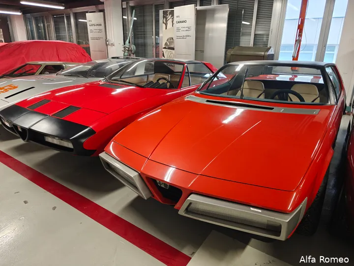Deze auto's zijn ontworpen door Pininfarina, maar werden door de autowereld te futuristisch bevonden.