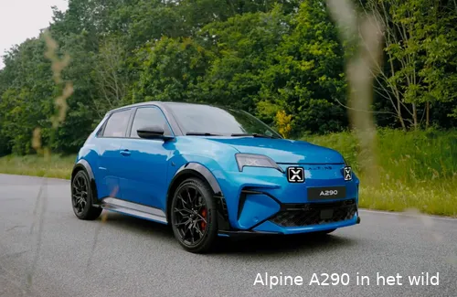Alpine A290 in het wild