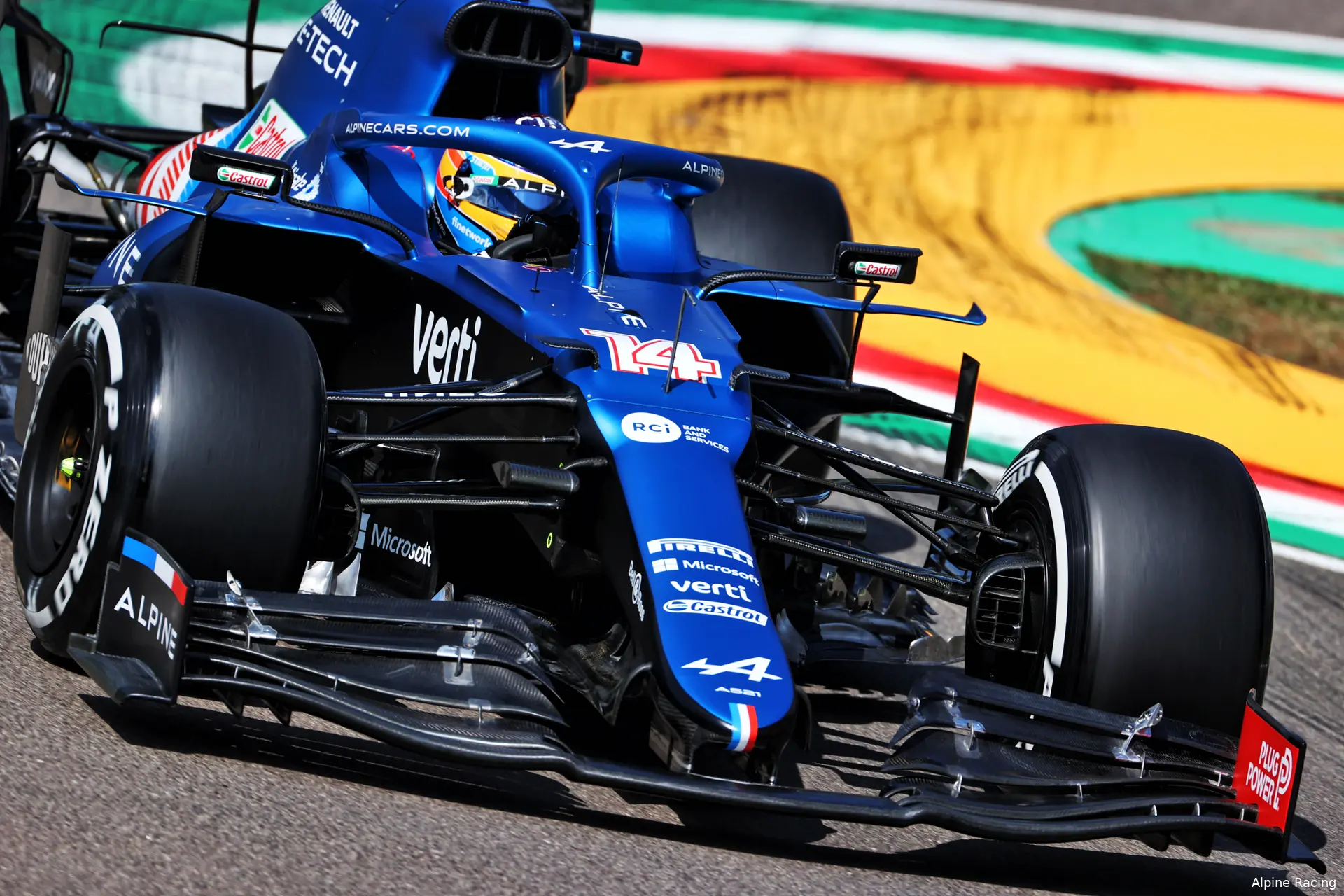 Alpine Fernando Alonso Imola
