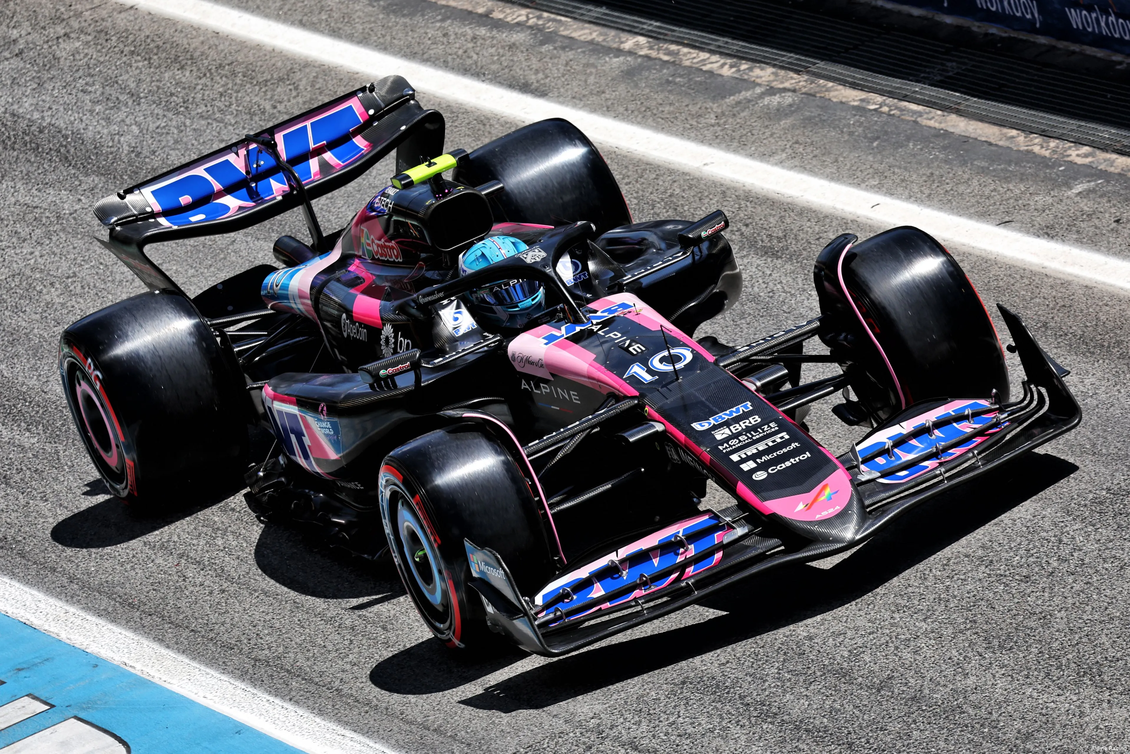 02 bwt alpine f1 team 2024 formula 1 spanish grand prix saturday