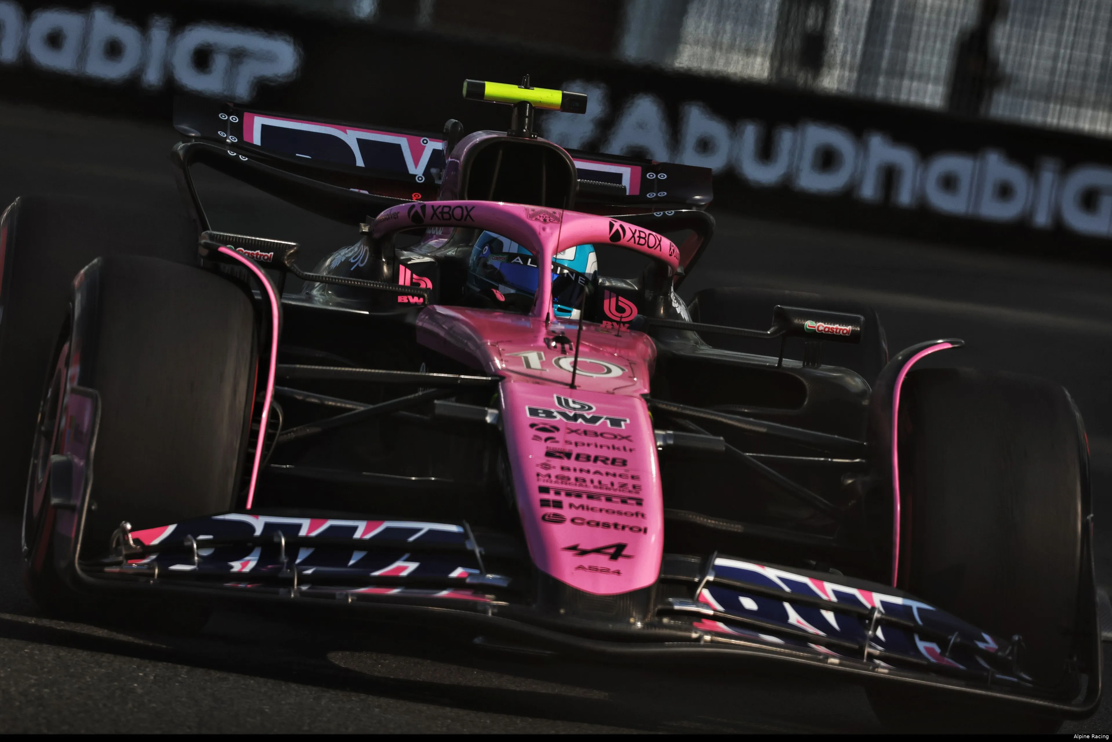 gasly abu dhabi 2bwt alpine formula one team 2024 formula 1 abu dhabi grand prix saturday