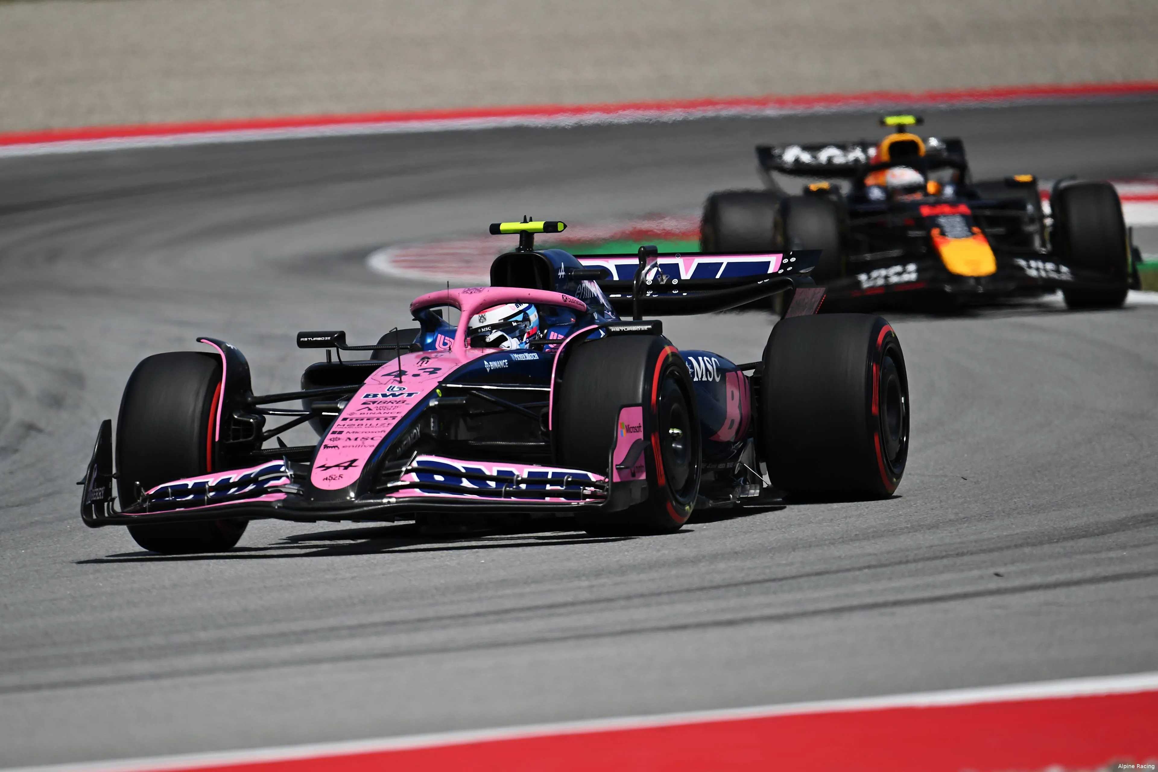 franco colapinto alpine gp spanje 2025 zondag yuki tsunoda red bull racing