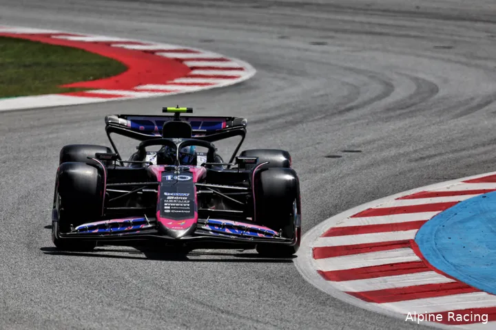 Pierre Gasly, kwalificatie Grand Prix van Spanje 2024, Circuit de Barcelona-Catalunya.