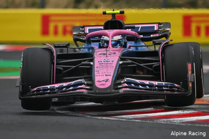 alpine-franco-colapinto-gp-hongarije-2025-zondag