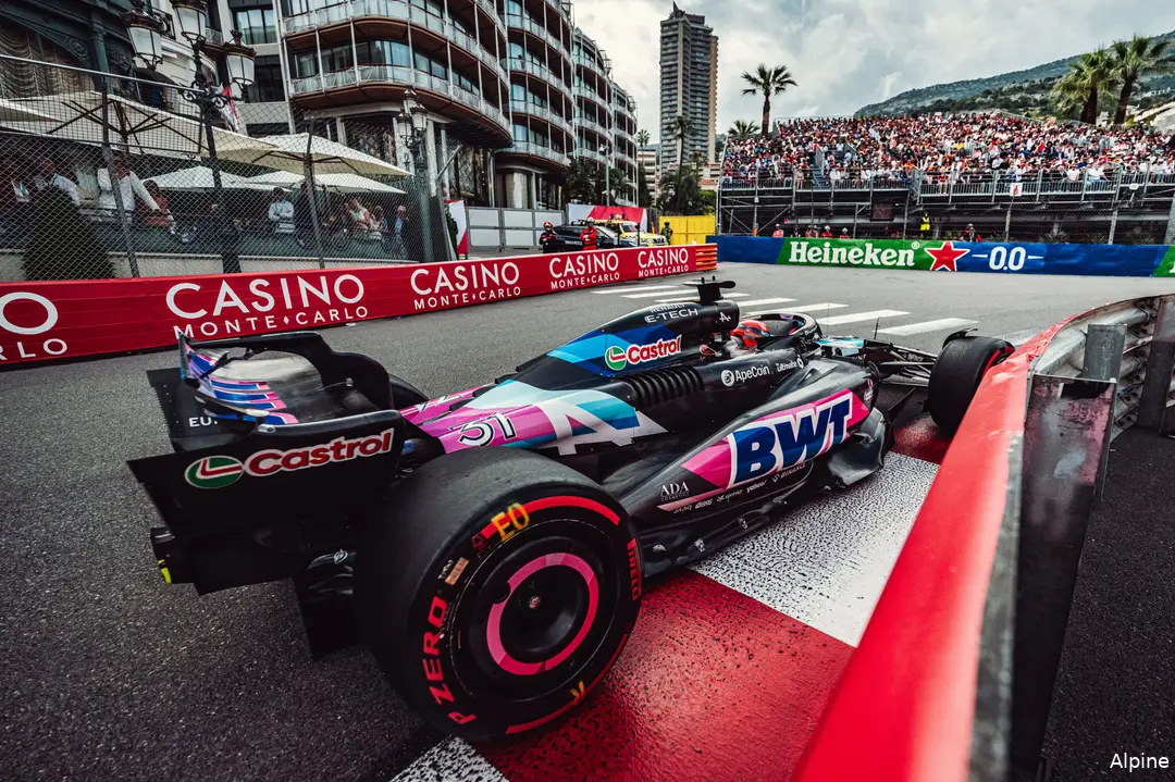 Ocon en Gasly kwamen met elkaar in aanraking in Monaco.