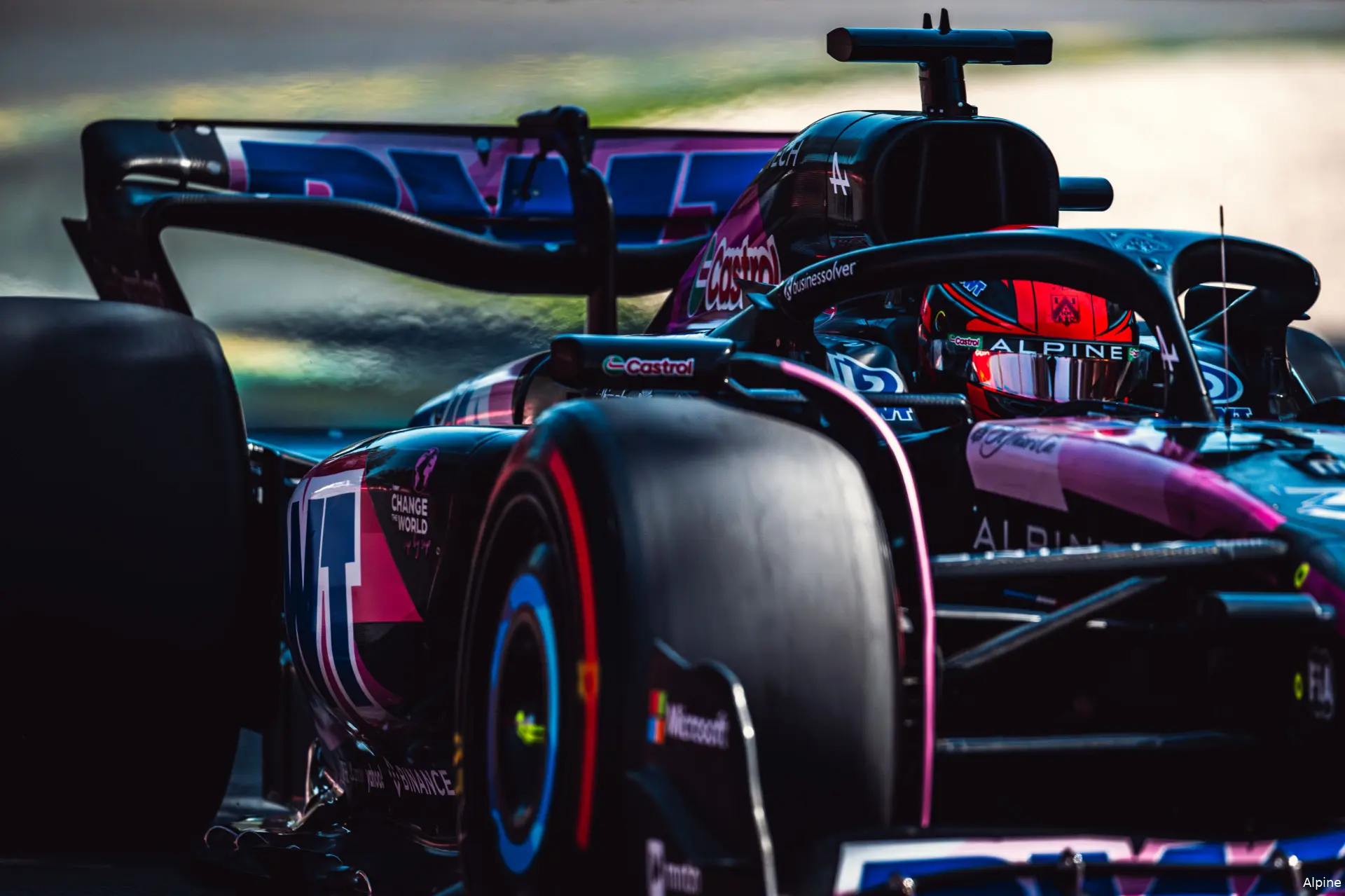 esteban ocon alpine australie 2024 training