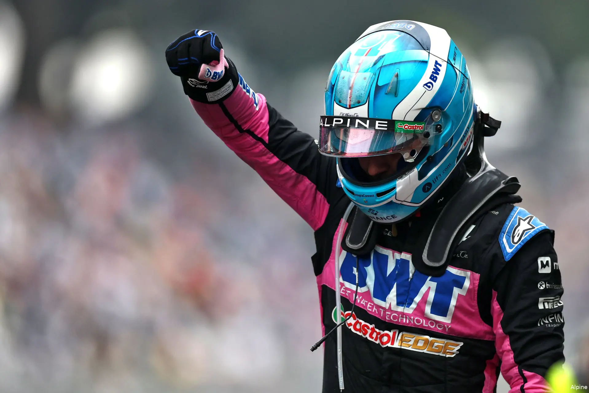pierre gasly 2024 brazilie interlagos alpine podium