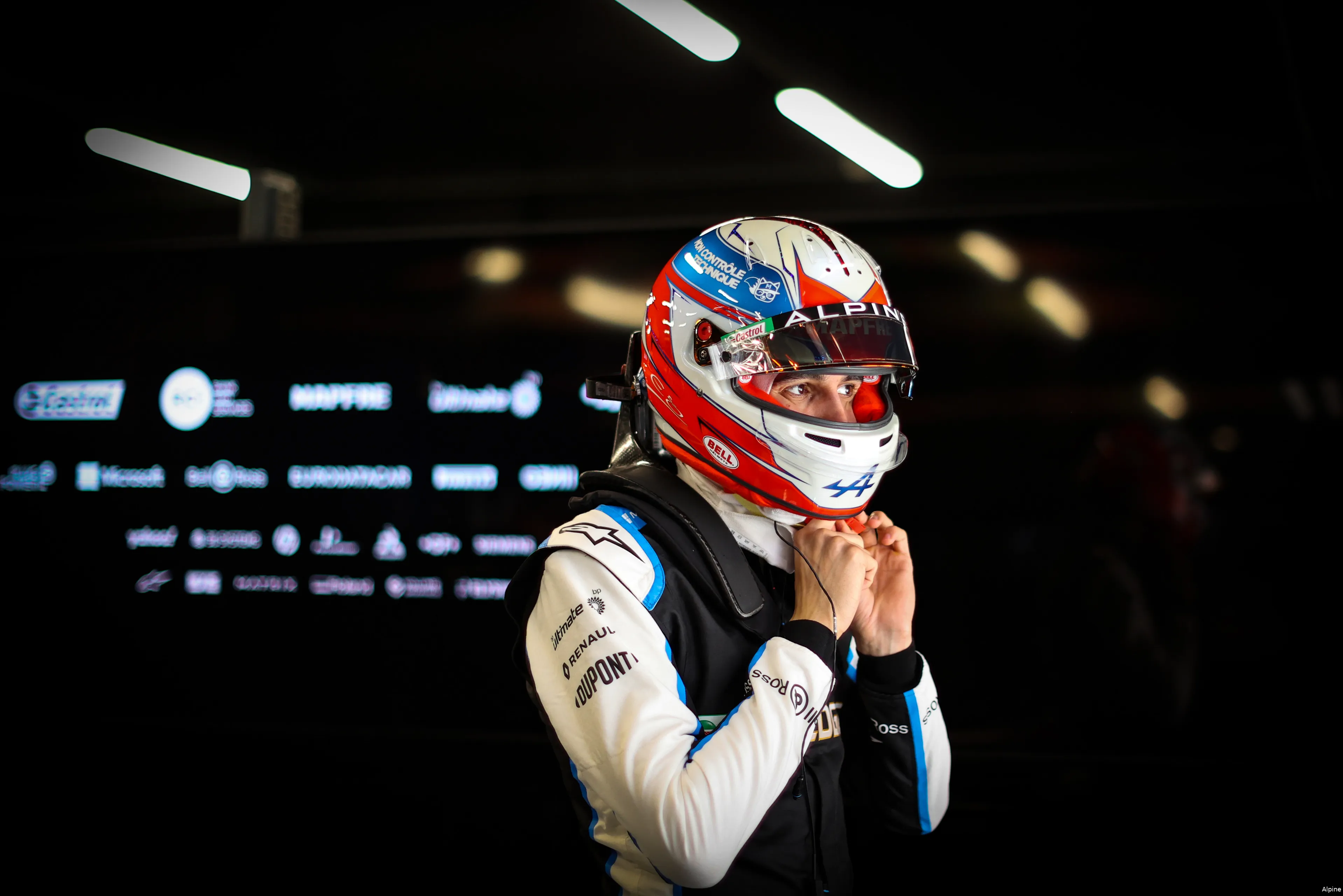 esteban ocon gp spanje alpine