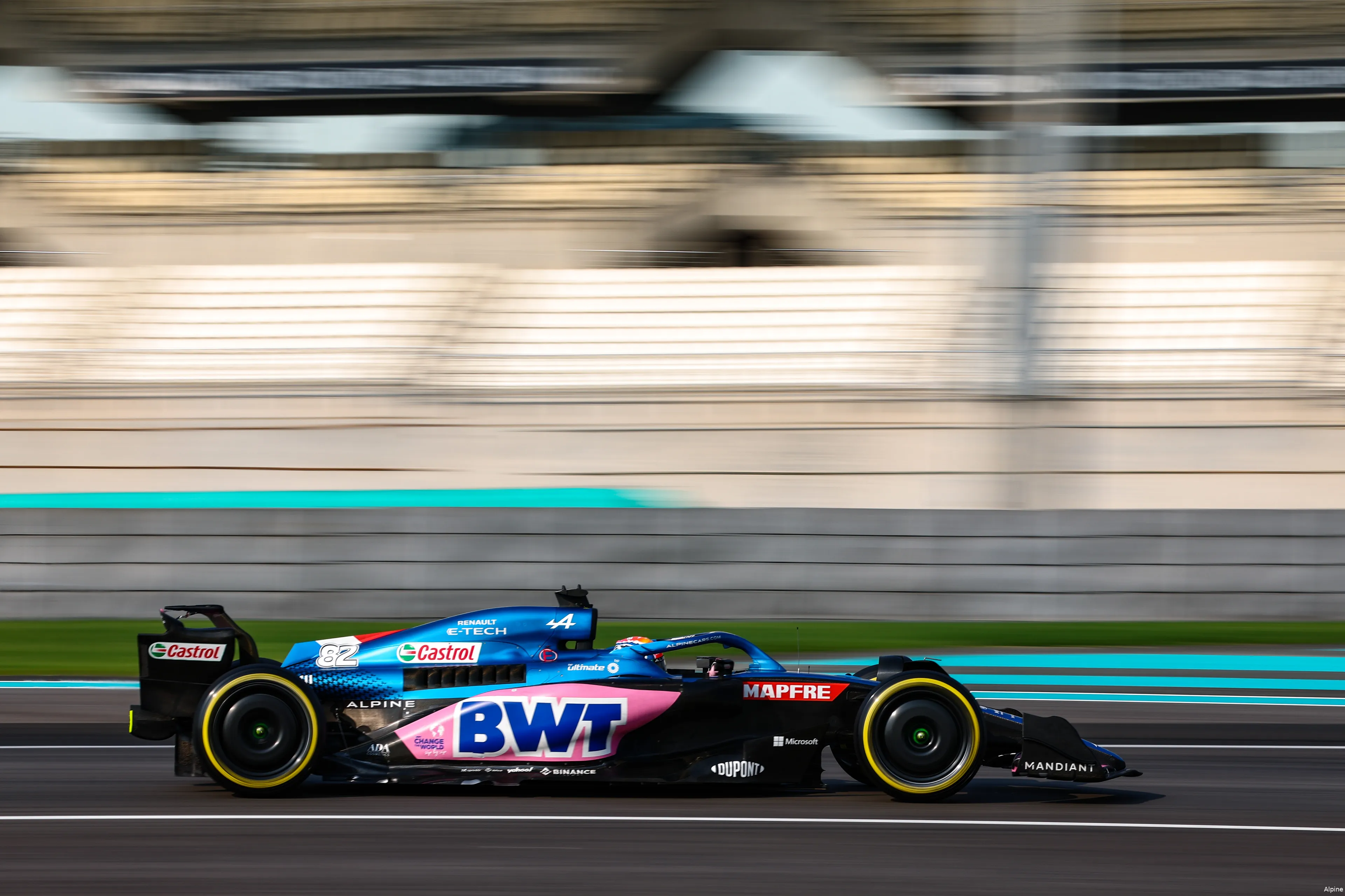 Jack Doohan A522 Alpine F1 GP Abu Dhabi 2022