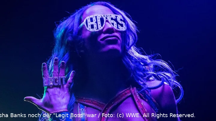 Als Sasha Banks noch der "Legit Boss" war / Foto: (c) WWE. All Rights Reserved.