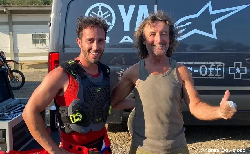 andrea dovizioso insieme a valter bartolini 2