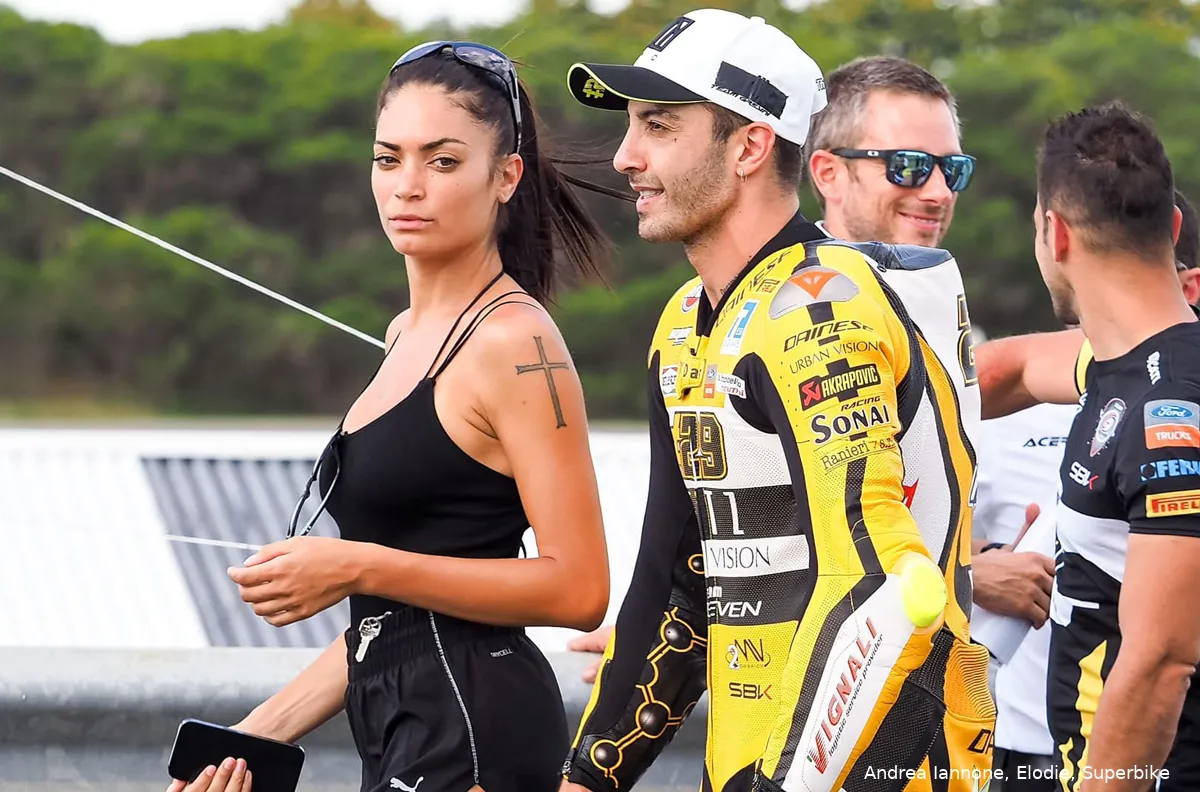 andrea iannone elodie