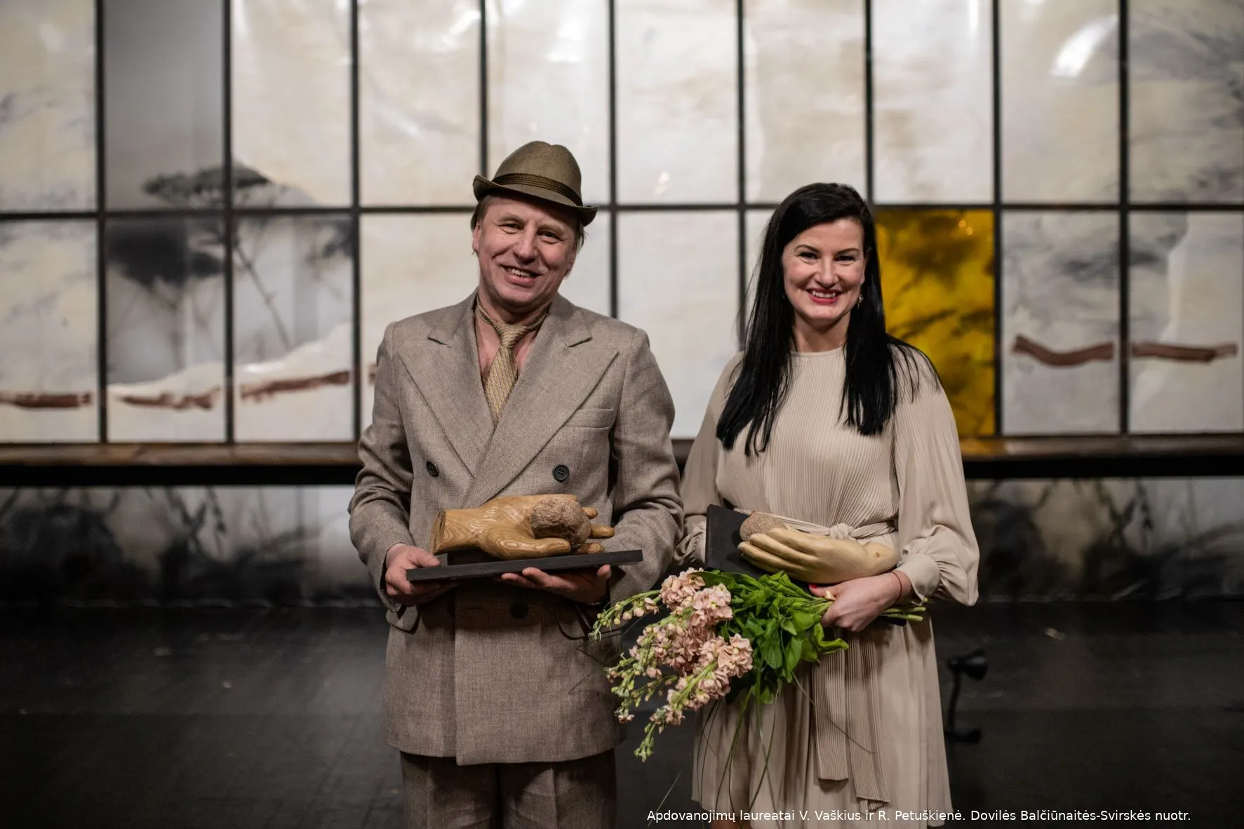 2022teatrakmeniu laimetojai renata petuskiene vidas vaskius misko motes nuotr 9